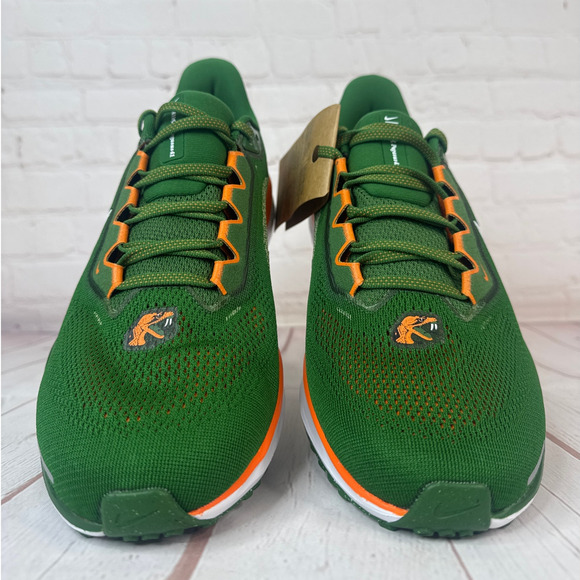 Nike Air Zoom Pegasus 41 FAMU Green White Running Shoes Mens Sz 11 (FZ5112-300) - Picture 5 of 10